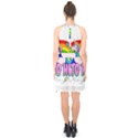 Go to Hell - Unicorn Halter Collar Waist Tie Chiffon Dress View2