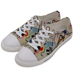 Composition 8 - Vasily Kandinsky Women s Low Top Canvas Sneakers by Valentinaart