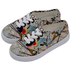 Composition 8 - Vasily Kandinsky Kids  Classic Low Top Sneakers by Valentinaart