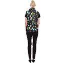 Space Pattern Women s Button Up Vest View2