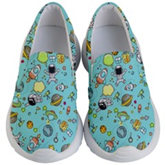 Space Pattern Kid s Lightweight Slip Ons by Valentinaart