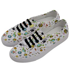 Space Pattern Men s Classic Low Top Sneakers by Valentinaart