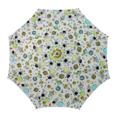 Space Pattern Golf Umbrellas by Valentinaart