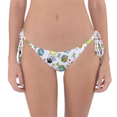 Space Pattern Reversible Bikini Bottom by Valentinaart