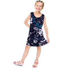 Floral Pattern Kids  Tunic Dress by Valentinaart