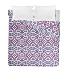 Colorful Folk Pattern Duvet Cover Double Side (full/ Double Size) by dflcprints