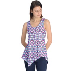 Colorful Folk Pattern Sleeveless Tunic by dflcprints