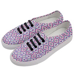 Colorful Folk Pattern Women s Classic Low Top Sneakers by dflcprints