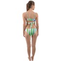 Genius Funny Typography Bright Rainbow Colors Wrap Around Bikini Set View2