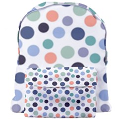 Dotted Pattern Background Blue Giant Full Print Backpack by Modern2018