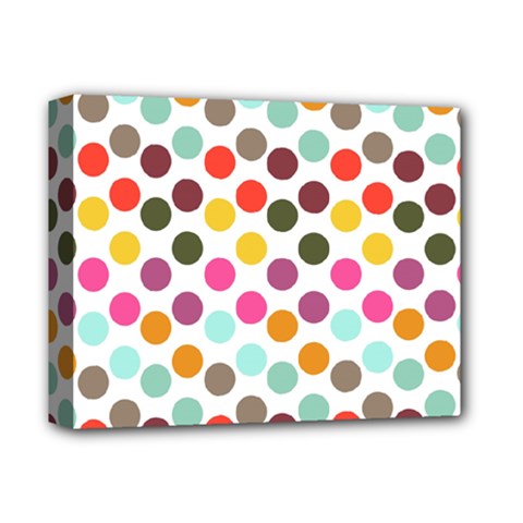 Dotted Pattern Background Deluxe Canvas 14  X 11  by Modern2018