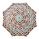 Dotted Pattern Background Golf Umbrellas View1