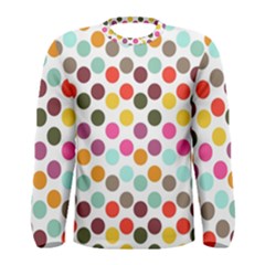 Dotted Pattern Background Men s Long Sleeve Tee