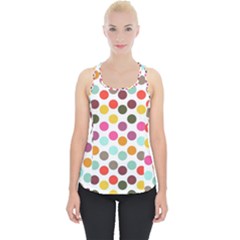 Dotted Pattern Background Piece Up Tank Top by Modern2018