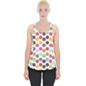 Dotted Pattern Background Piece Up Tank Top View1