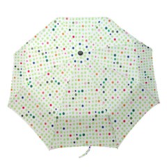 Dotted Pattern Background Full Colour Folding Umbrellas by Modern2018