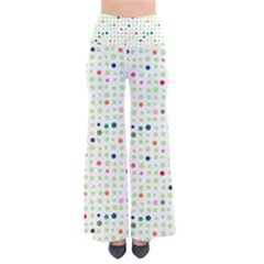 Dotted Pattern Background Full Colour So Vintage Palazzo Pants by Modern2018