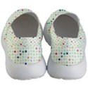 Dotted Pattern Background Full Colour Women s Lightweight Slip Ons View4