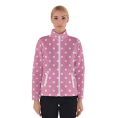 Pink Polka Dot Background Winterwear by Modern2018