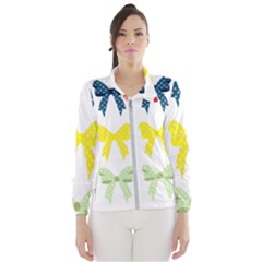 Ribbons And Bows Polka Dots Wind Breaker (women)