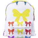 Ribbons And Bows Polka Dots Giant Full Print Backpack View1