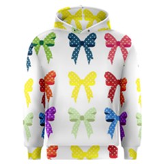 Ribbons And Bows Polka Dots Men s Overhead Hoodie