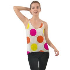 Polka Dots Background Colorful Cami