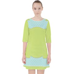 Lace Polka Dots Border Pocket Dress by Modern2018