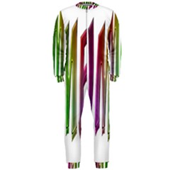 Summer Colorful Rainbow Typography Onepiece Jumpsuit (men)  by yoursparklingshop