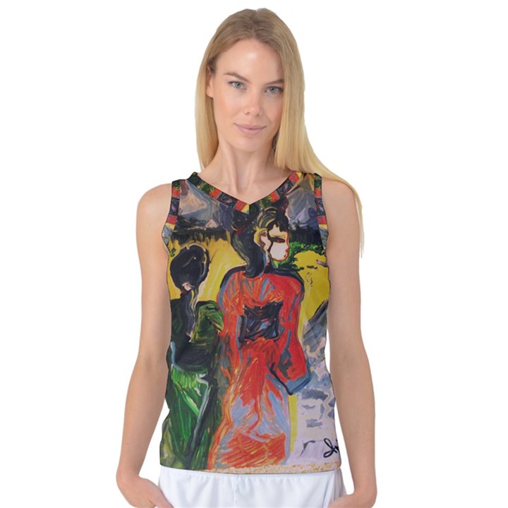 Road To The Mountains Women s Basketball Tank Top