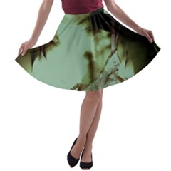 Selfy In A Shades A-line Skater Skirt by bestdesignintheworld