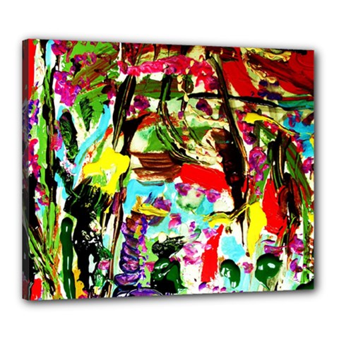 No Warrant For Blossoming Corner Canvas 24  X 20  by bestdesignintheworld