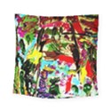 No Warrant For Blossoming Corner Square Tapestry (Small) View1