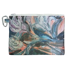 Night Lillies Canvas Cosmetic Bag (xl)