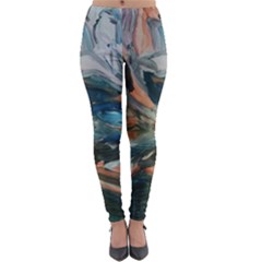 Night Lillies Lightweight Velour Leggings