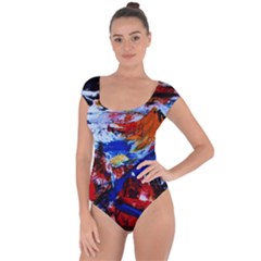 Mixed Feelings Short Sleeve Leotard  by bestdesignintheworld