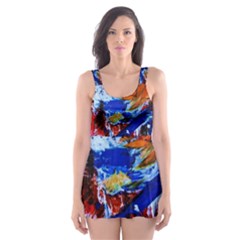 Mixed Feelings Skater Dress Swimsuit by bestdesignintheworld