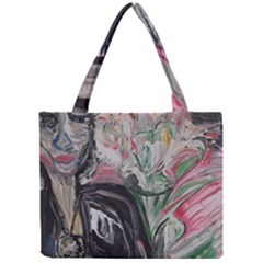 Lady With Lillies Mini Tote Bag by bestdesignintheworld