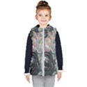 Lady With Lillies Kid s Hooded Puffer Vest View1