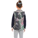 Lady With Lillies Kid s Hooded Puffer Vest View2