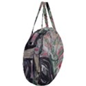 Lady With Lillies Giant Round Zipper Tote View3