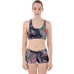 Lady With Lillies Work It Out Gym Set by bestdesignintheworld