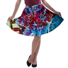 Meet Me In Osaka A-line Skater Skirt by bestdesignintheworld