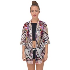 Every Girl Has A Dream Open Front Chiffon Kimono by bestdesignintheworld