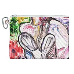 Every Girl Has A Dream Canvas Cosmetic Bag (xl)