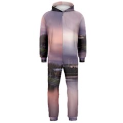 Sunset Melbourne Yarra River Hooded Jumpsuit (men)  by Simbadda