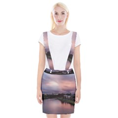 Sunset Melbourne Yarra River Braces Suspender Skirt by Simbadda