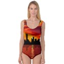 Skyline New York City Sunset Dusk Princess Tank Leotard  View1