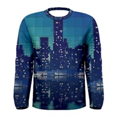 Skyscrapers City Skyscraper Zirkel Men s Long Sleeve Tee by Simbadda