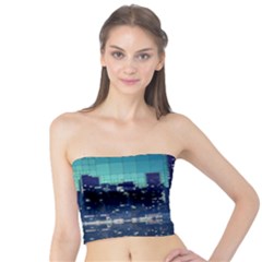 Skyscrapers City Skyscraper Zirkel Tube Top by Simbadda